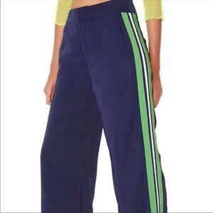 Honey Punch navy wide leg pants